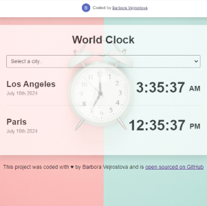 Clocks project preview